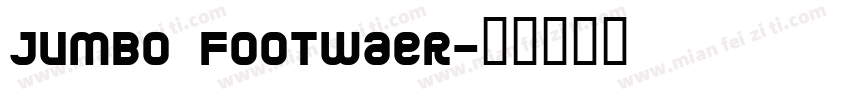 Jumbo Footwaer字体转换